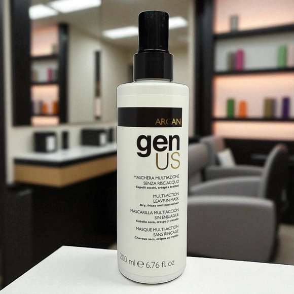 Genus Other - Genus Argan Hydrating Spray Hair Mask Leave-In‎ For Dry, Frizzy Hair 6.76 fl oz